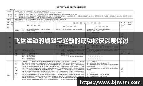 飞盘运动的崛起与赵敏的成功秘诀深度探讨